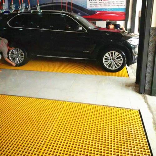 FRP Plast Biltvätt Golv Galler